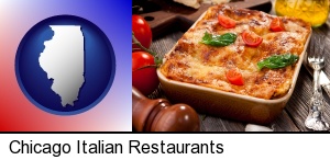 Chicago, Illinois - an Italian restaurant entree