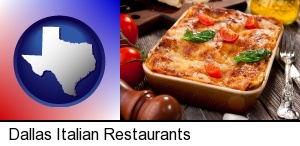 Dallas, Texas - an Italian restaurant entree