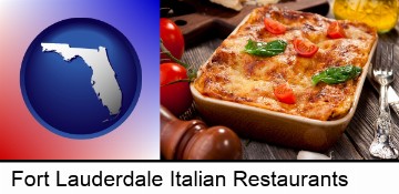 an Italian restaurant entree in Fort Lauderdale, FL