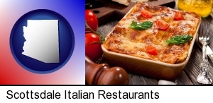 an Italian restaurant entree in Scottsdale, AZ